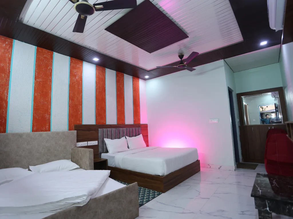 Room of luxury cottage in rishikesh